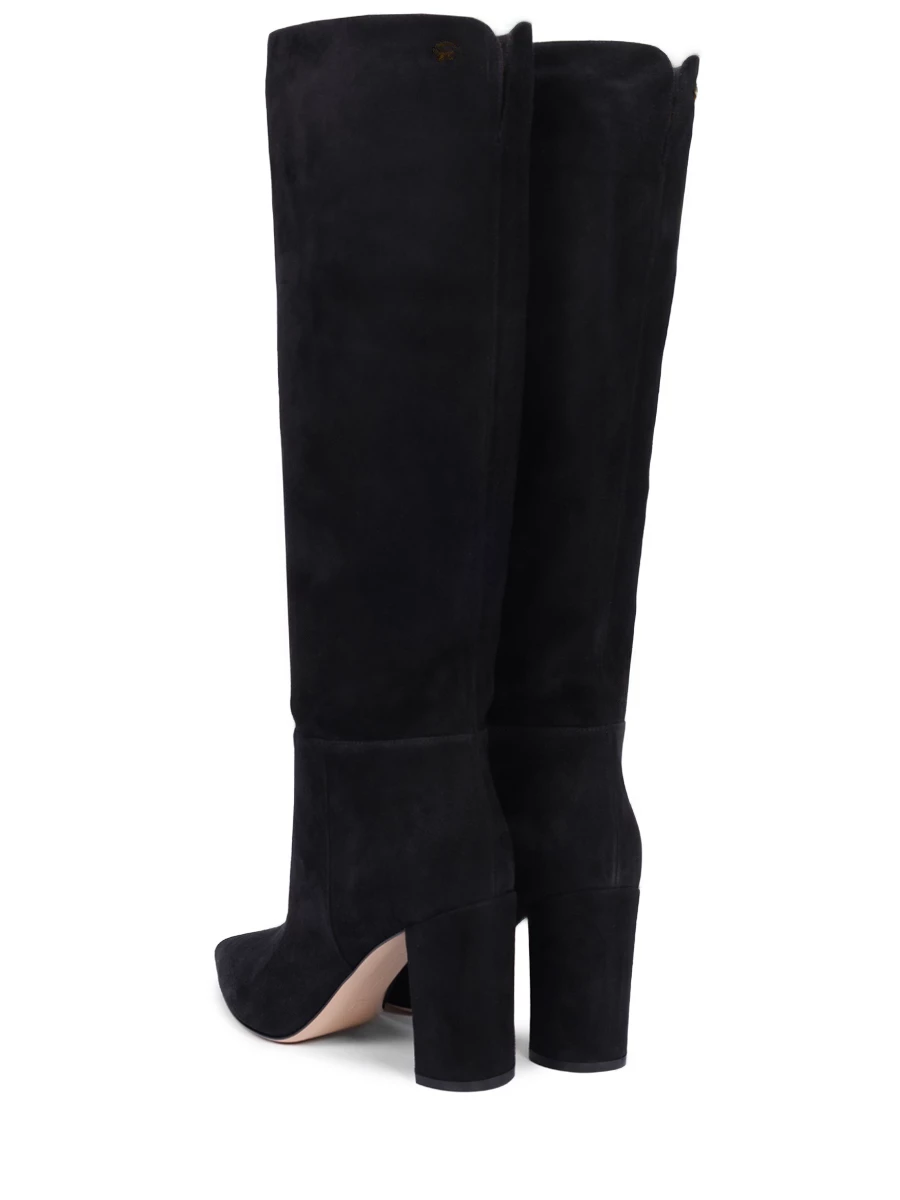 Сапоги замшевые Piper GIANVITO ROSSI G80152.85RIC.C45NERO Черный  Фото 4