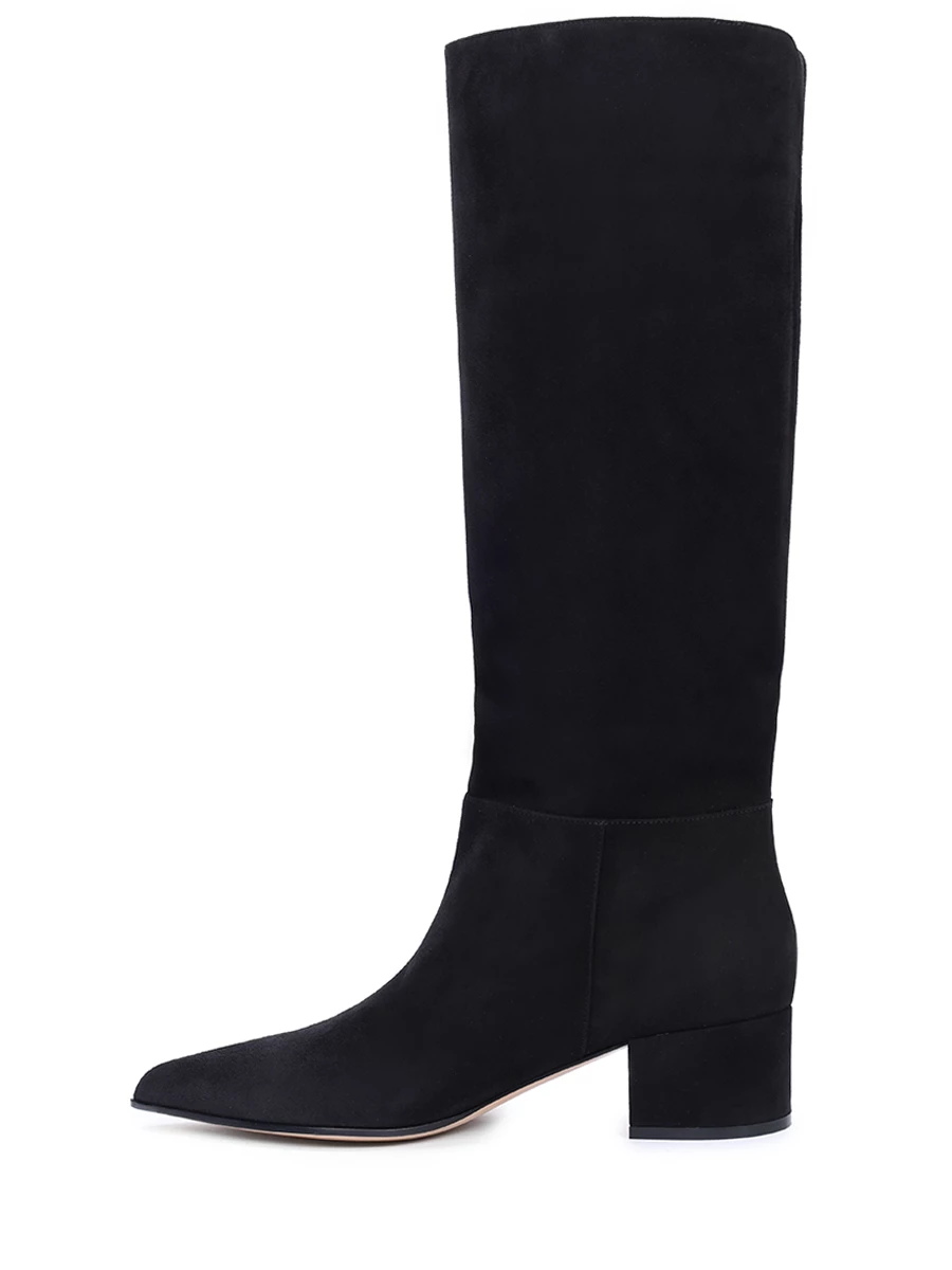 Сапоги замшевые Piper GIANVITO ROSSI G80174.45RIC.C45NERO Черный  Фото 3