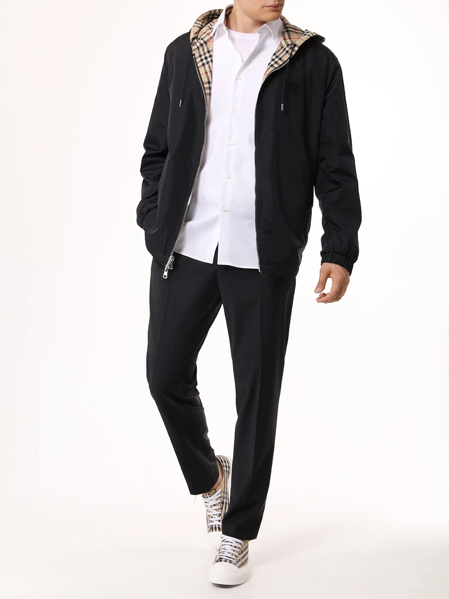 Рубашка Regular Fit хлопковая BURBERRY 8071465 Белый  Фото 2