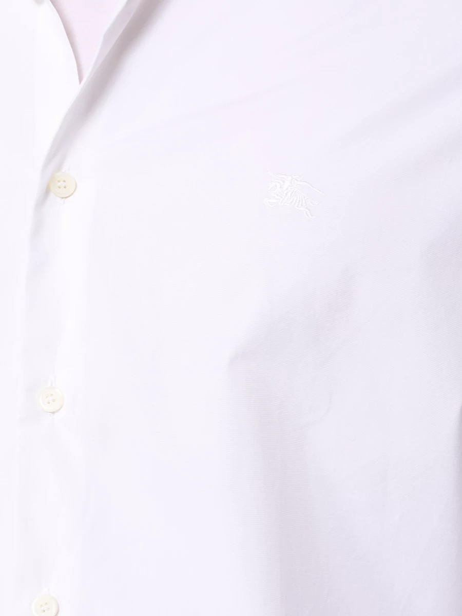 Рубашка Regular Fit хлопковая BURBERRY 8071465 Белый  Фото 5