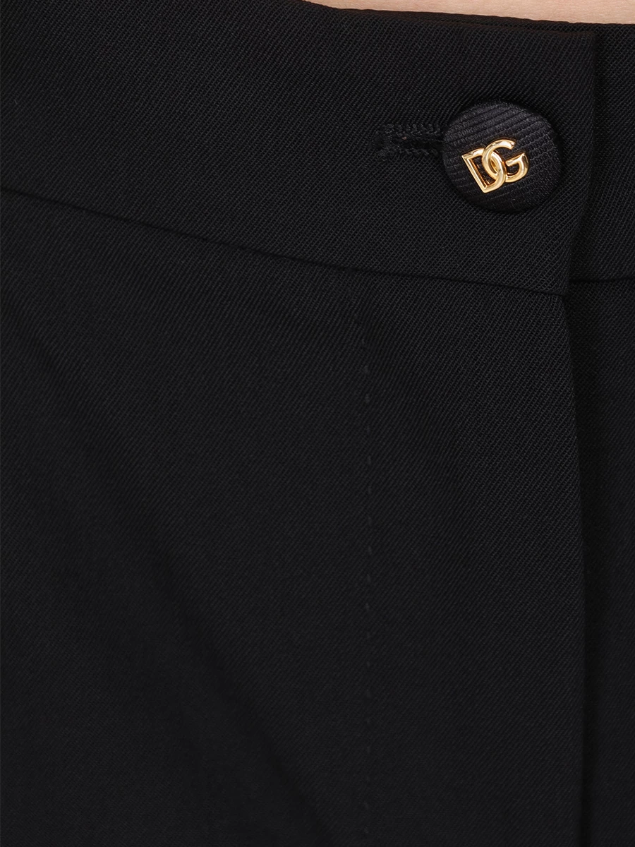 Брюки шерстяные DOLCE & GABBANA FT0CXTFUBGB N0000 Черный  Фото 5