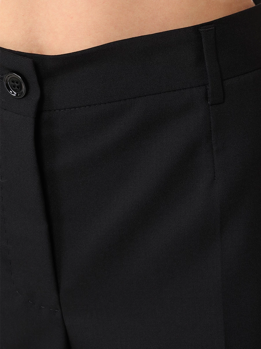 Брюки шерстяные DOLCE & GABBANA FTC31TFU28D N0000 Черный  Фото 6