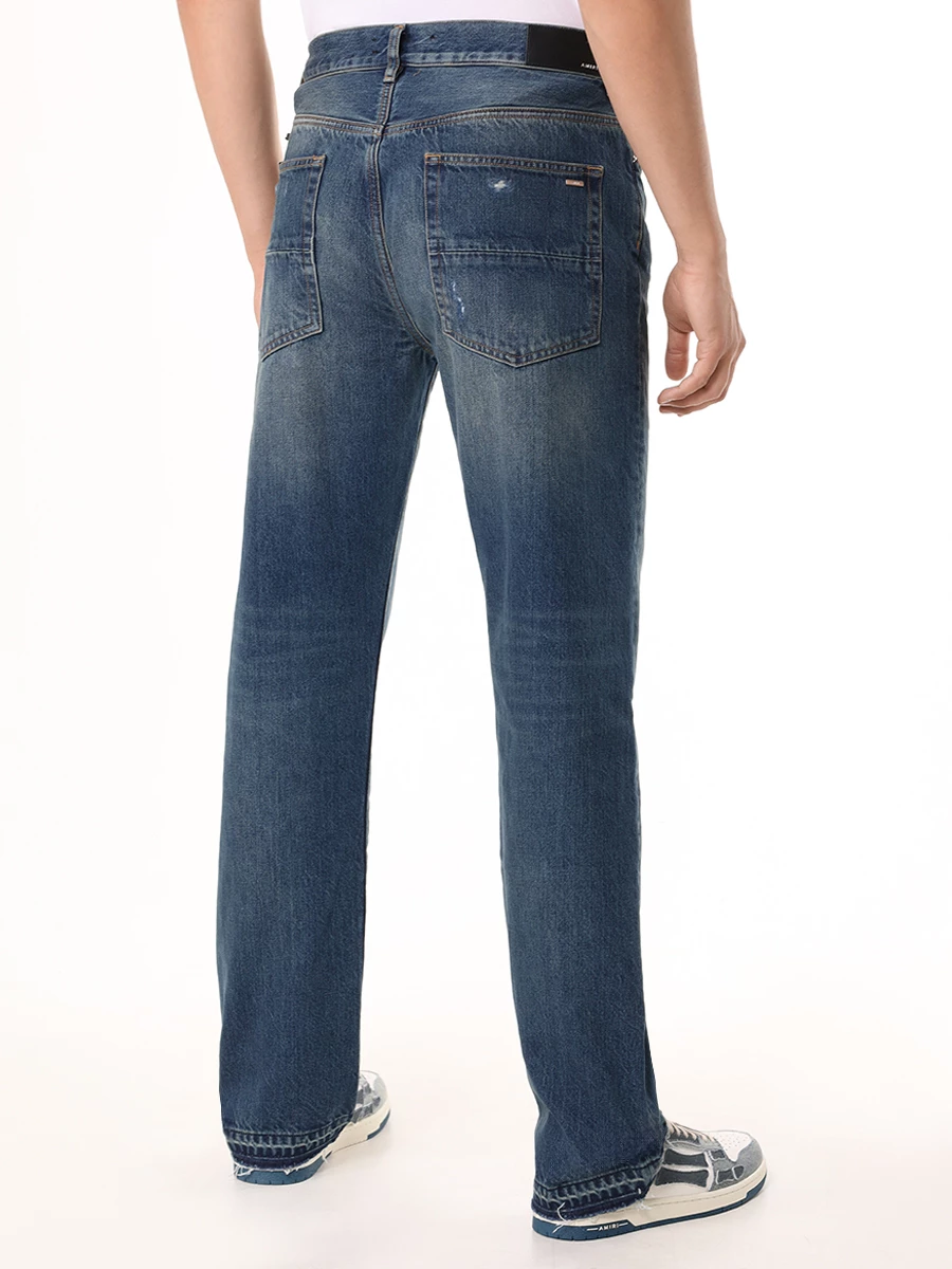 Джинсы Regular Fit хлопковые AMIRI AMDNGH1038 Синий  Фото 3