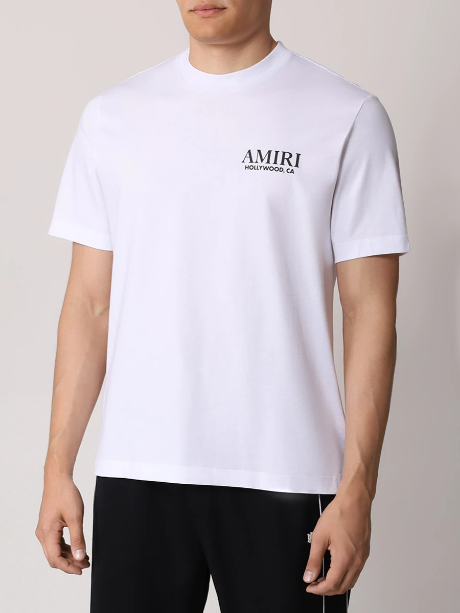 Футболка хлопковая AMIRI AMJYTE1075 White Белый  Фото 4