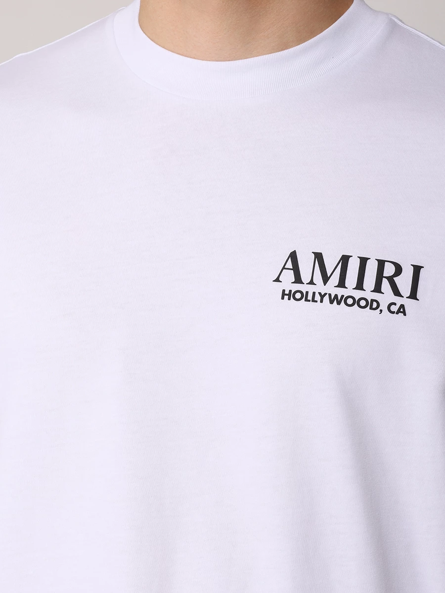 Футболка хлопковая AMIRI AMJYTE1075 White Белый  Фото 5