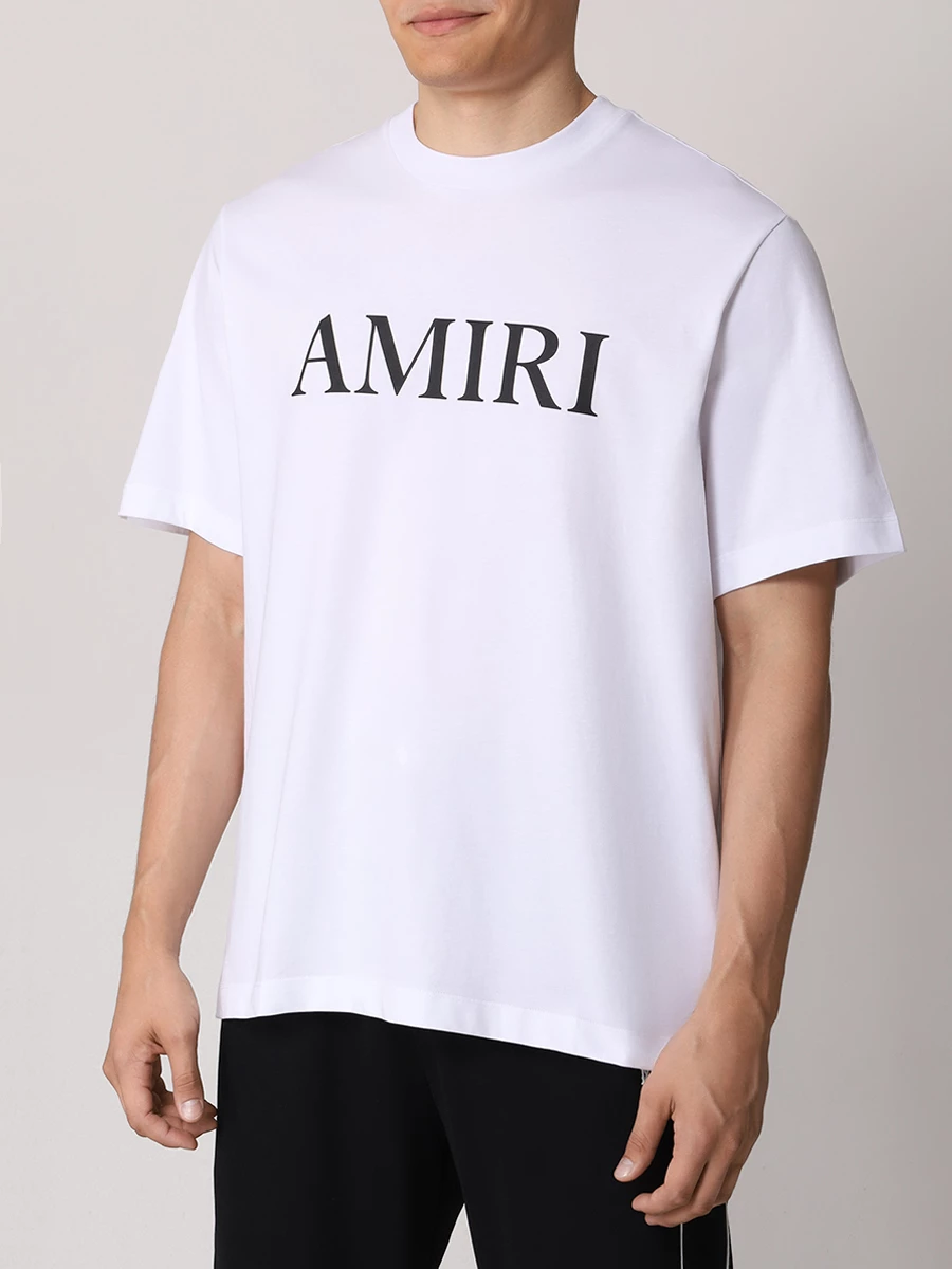 Футболка хлопковая AMIRI AMJYTE1073 White Белый  Фото 4