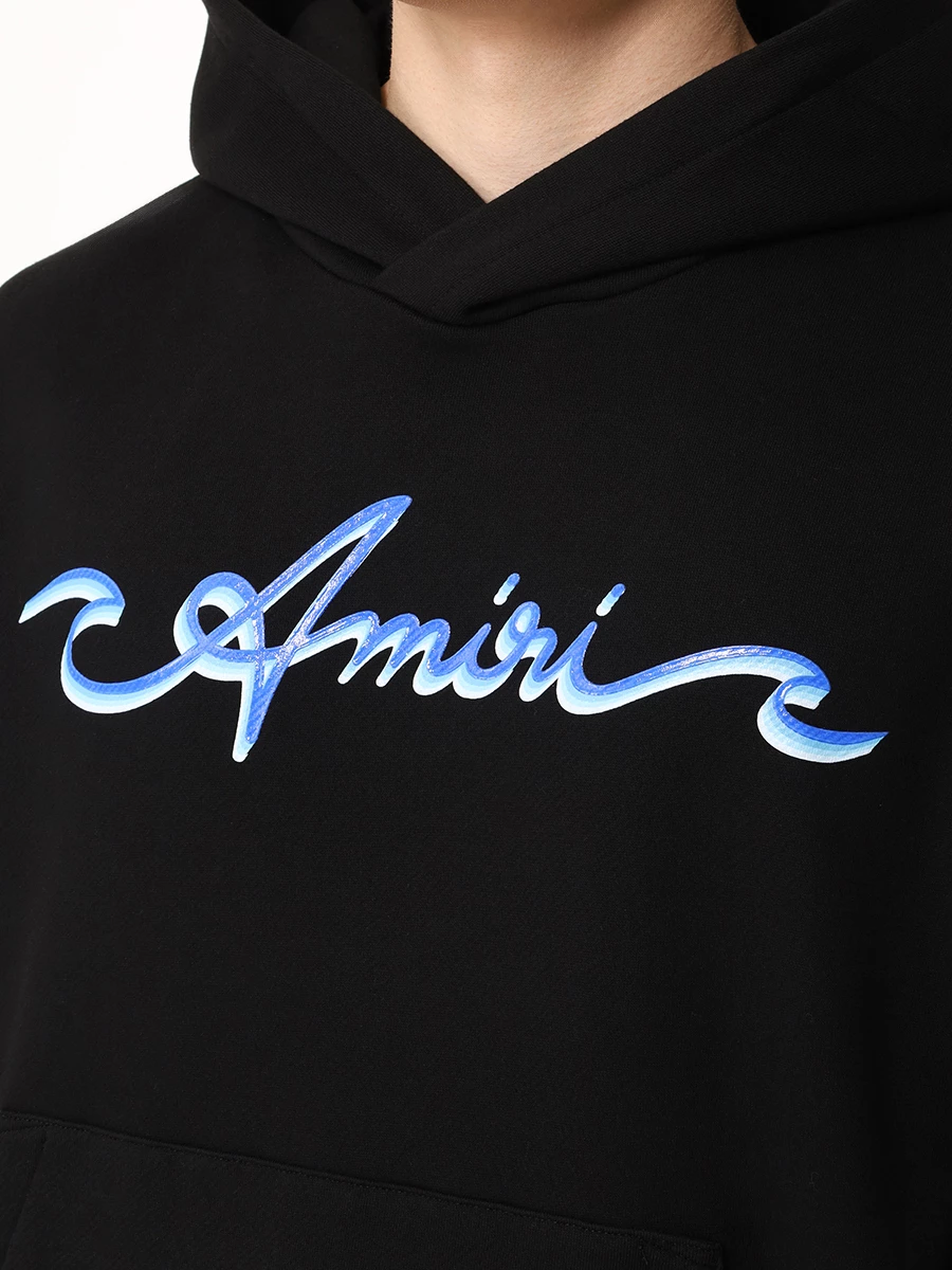 Худи хлопковое AMIRI AMJYHD1043 Черный  Фото 5