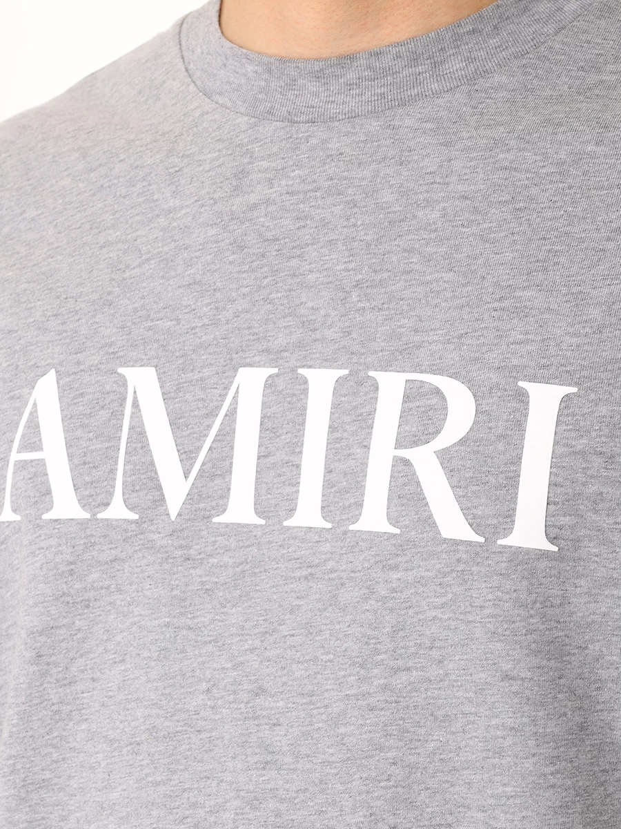 Футболка хлопковая AMIRI AMJYTE1073 Grey Серый  Фото 5