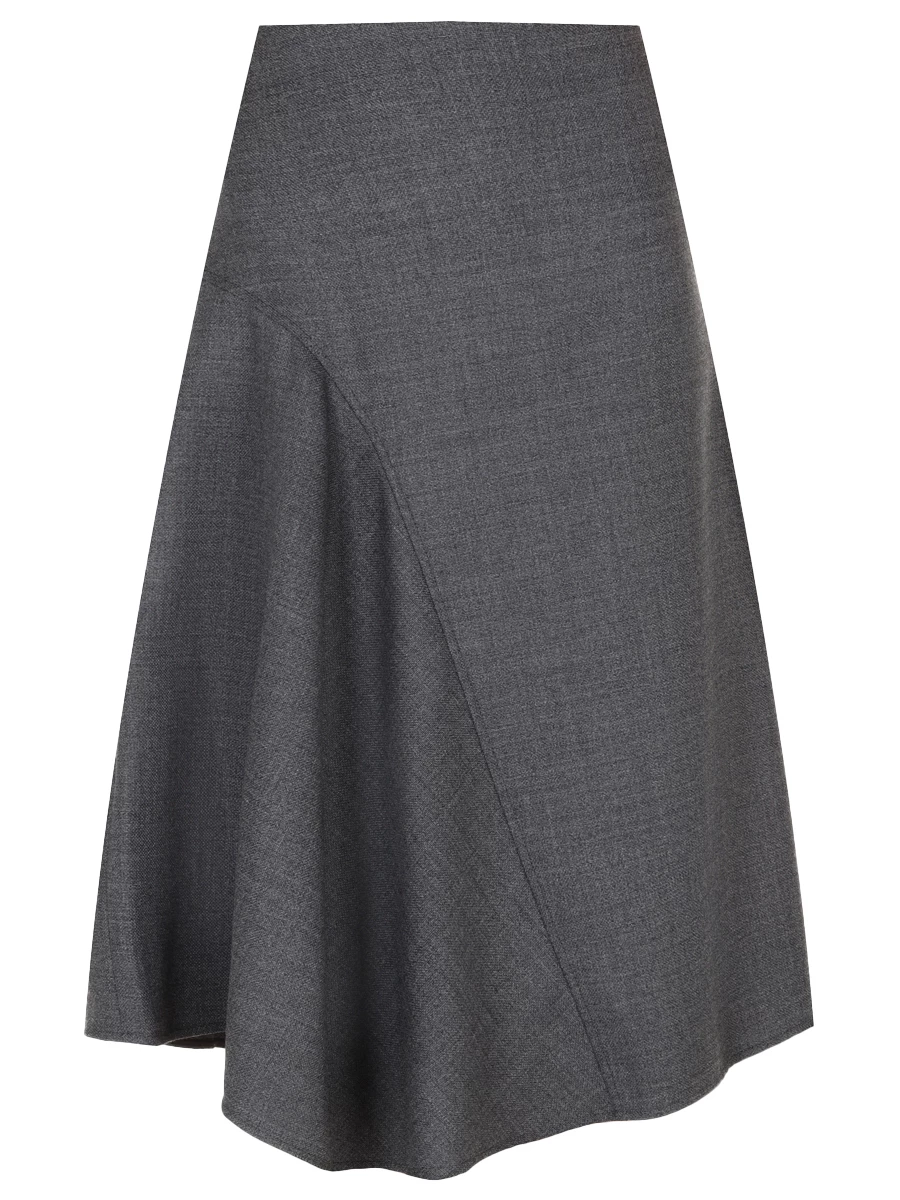 

Юбка шерстяная, Серый, MP573G3639 C002
