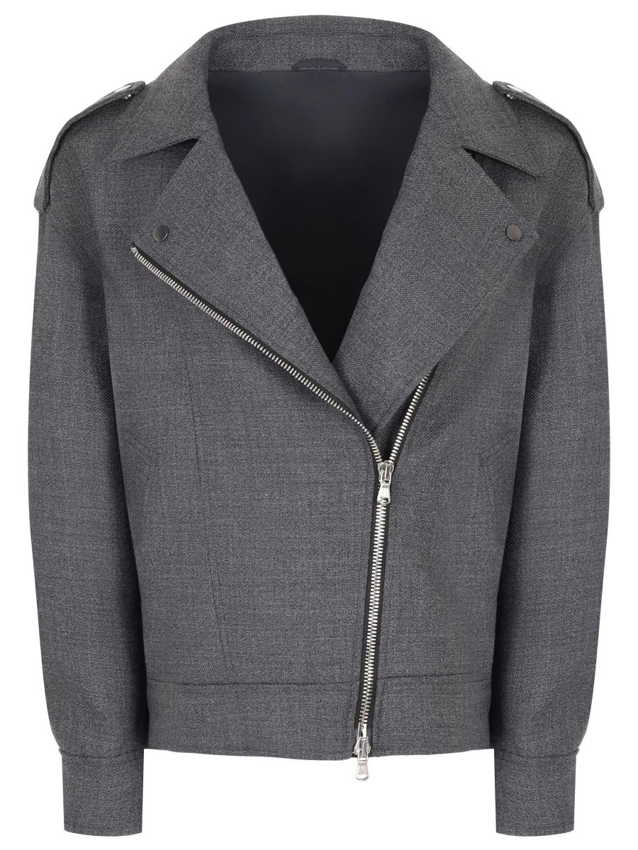 Куртка шерстяная BRUNELLO CUCINELLI MD5737991P C002 Серый 