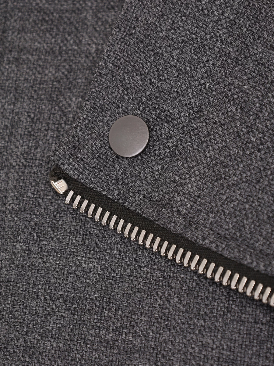 Куртка шерстяная BRUNELLO CUCINELLI MD5737991P C002 Серый  Фото 6