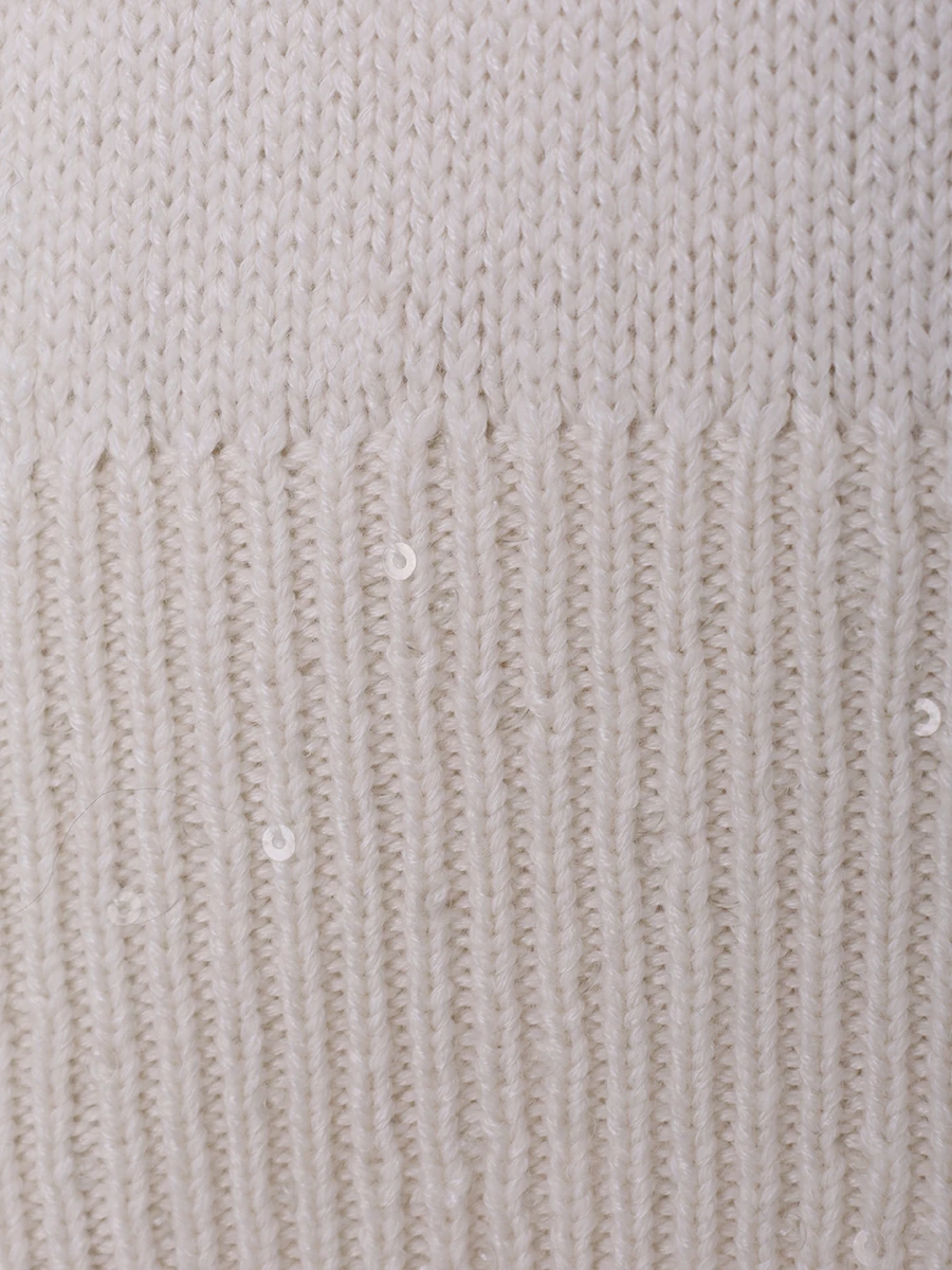 Свитер кашемировый BRUNELLO CUCINELLI M73539914P CJ159 Белый  Фото 6