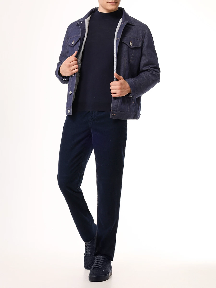 Куртка джинсовая BRUNELLO CUCINELLI MY4466880 CWY05 Синий  Фото 2