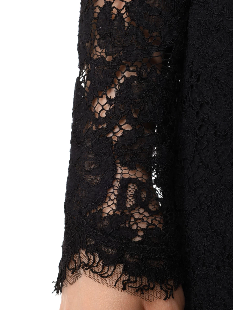 Платье кружевное DOLCE & GABBANA F6M0DT GDCLZ N0000 Черный  Фото 6