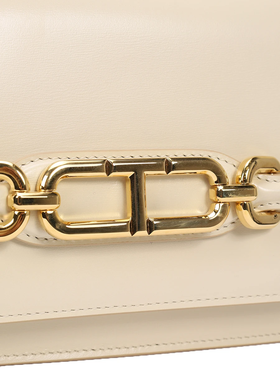 Сумка кожаная TOM FORD L1738-LCL056X 1W018 Кремовый  Фото 5