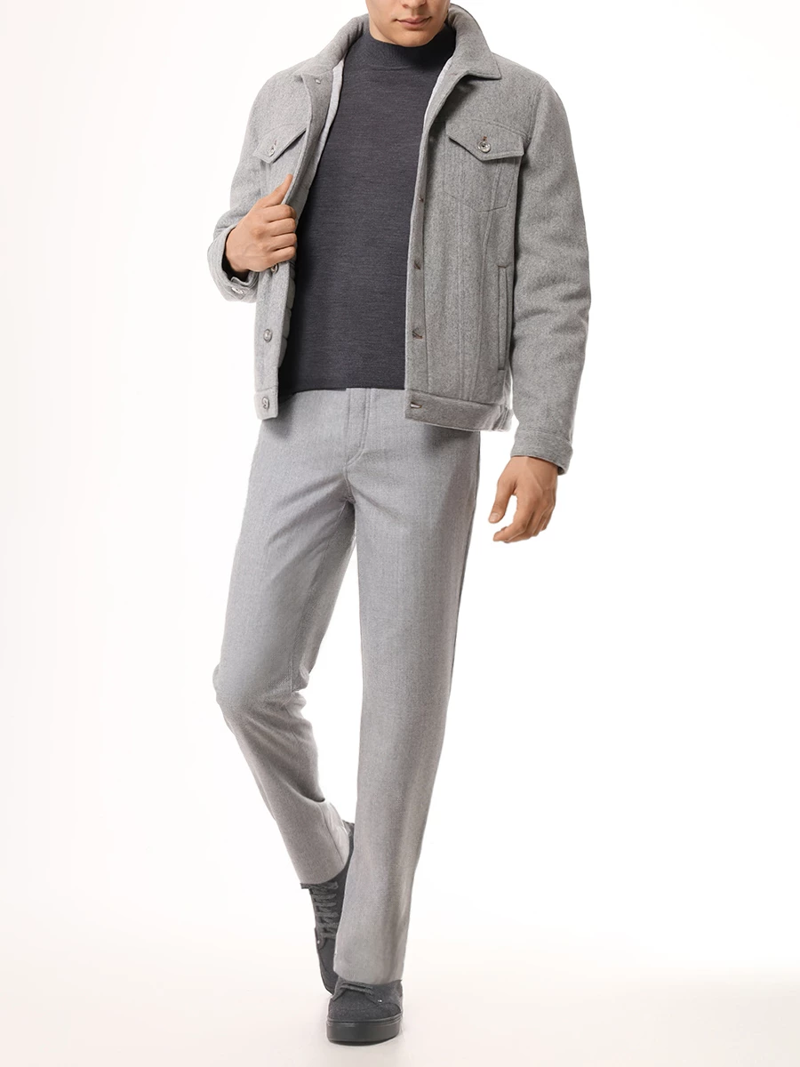 Куртка кашемировая BRUNELLO CUCINELLI MT4976880 CPH24 Серый  Фото 2