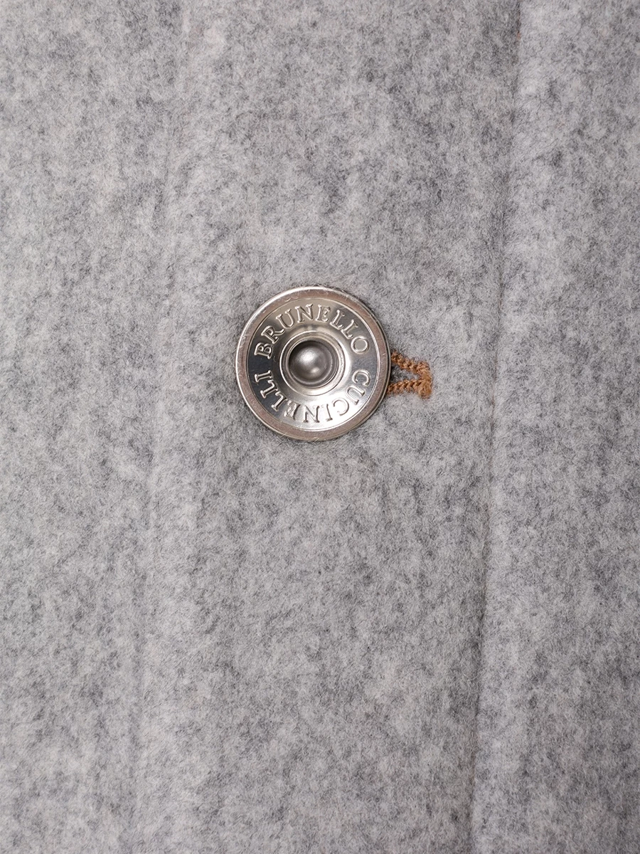 Куртка кашемировая BRUNELLO CUCINELLI MT4976880 CPH24 Серый  Фото 6