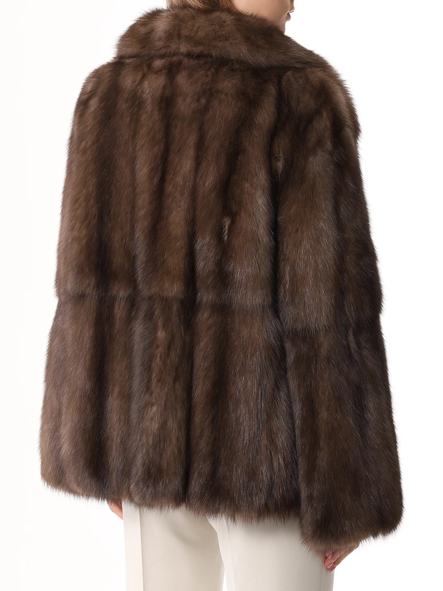 Шуба соболиная MANZONI 24 24M1385-Z Коричневый  Фото 3