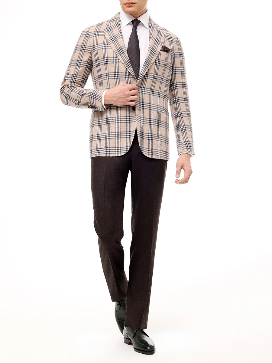 Пиджак кашемировый STILE LATINO GUFAUSTO25 GK224X28 N15 Бежевый  Фото 2