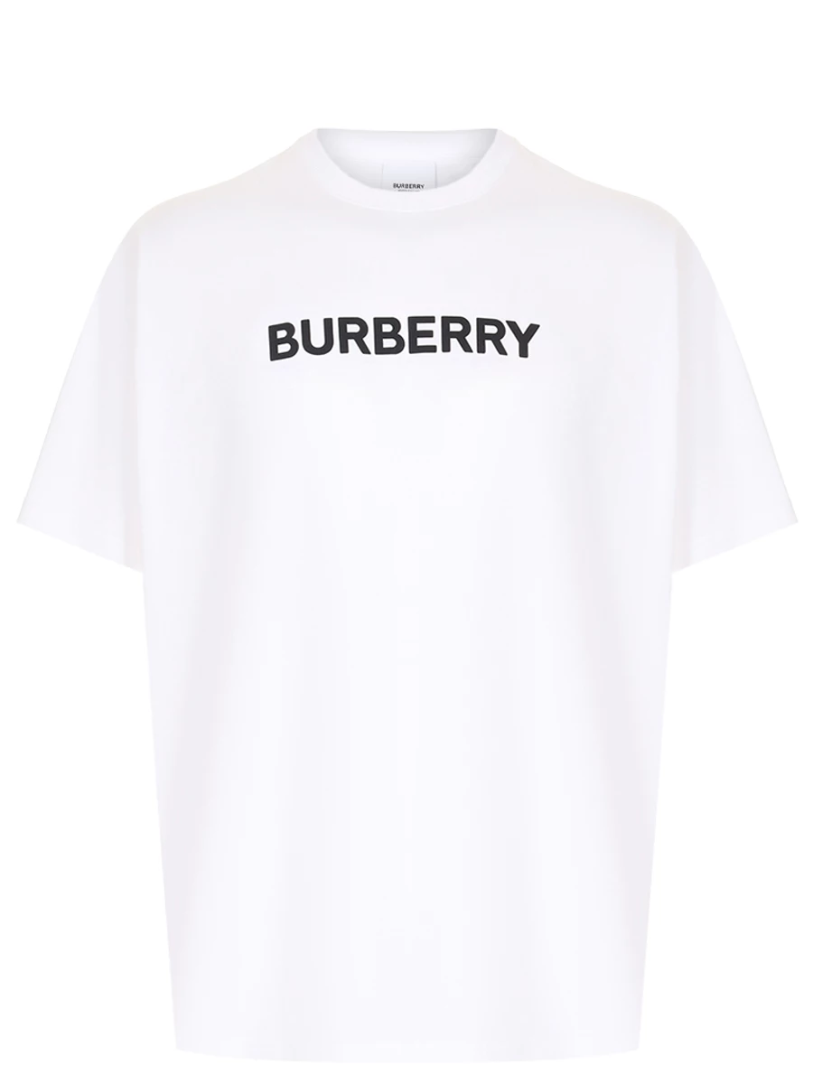 Футболка хлопковая BURBERRY 8084234 Белый 