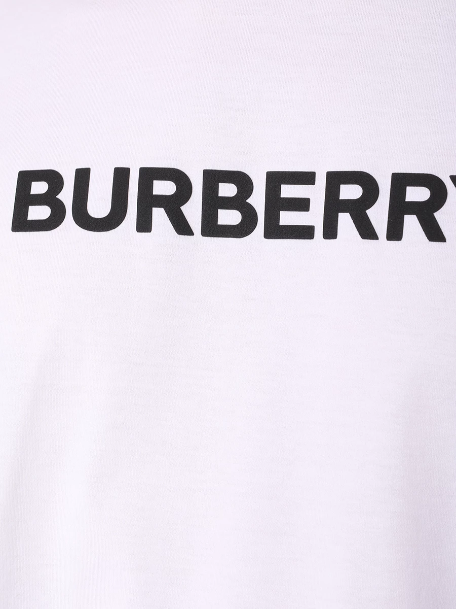 Футболка хлопковая BURBERRY 8084234 Белый  Фото 5