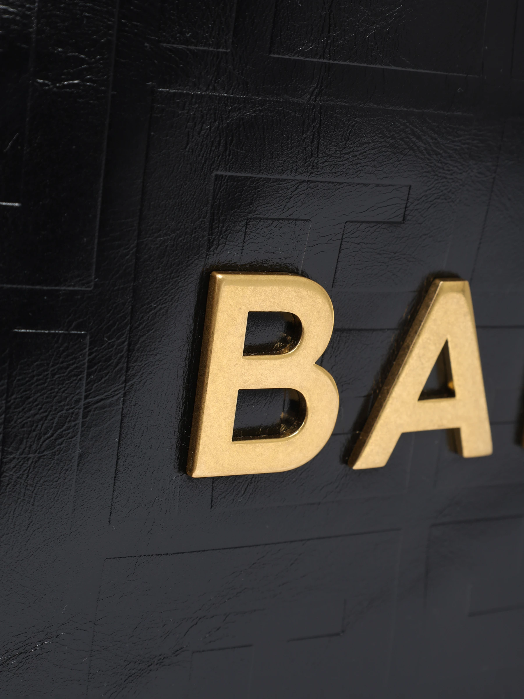 Сумка кожаная BALMAIN DN1BT929LETF 0PA Черный  Фото 4