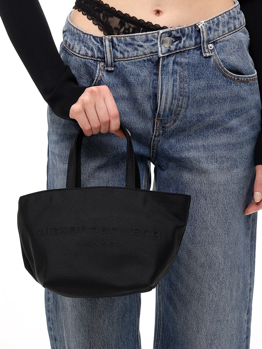 Сумка текстильная ALEXANDER WANG 20324T44T 001 Черный  Фото 2