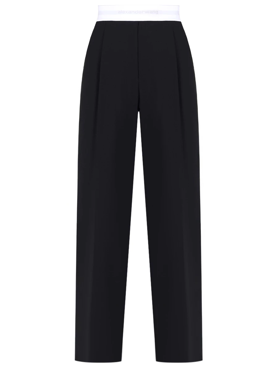 Брюки шерстяные ALEXANDER WANG 1WC3244748 001 Черный 