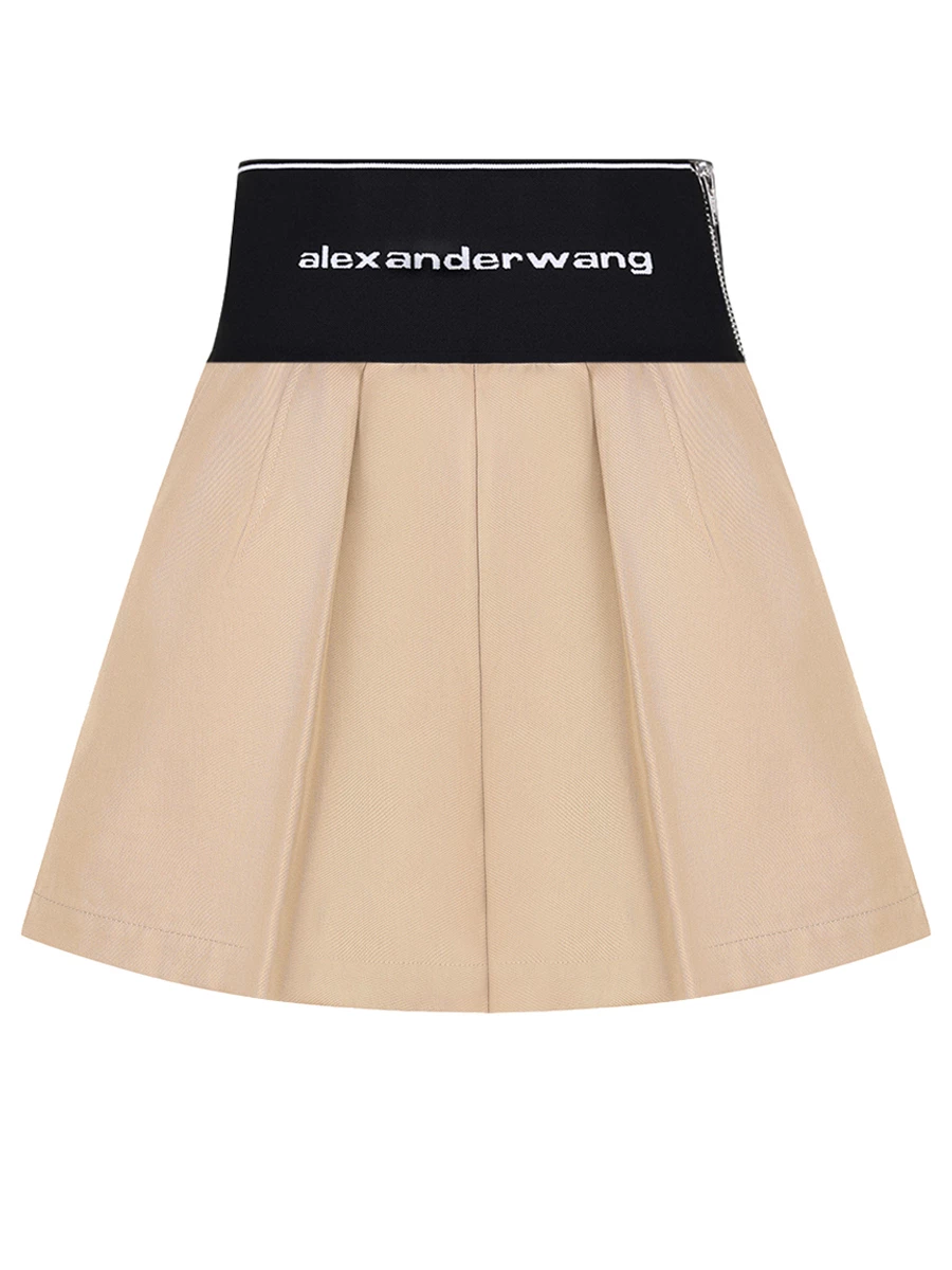 Шорты хлопковые ALEXANDER WANG 1WC1224450 282 Бежевый 