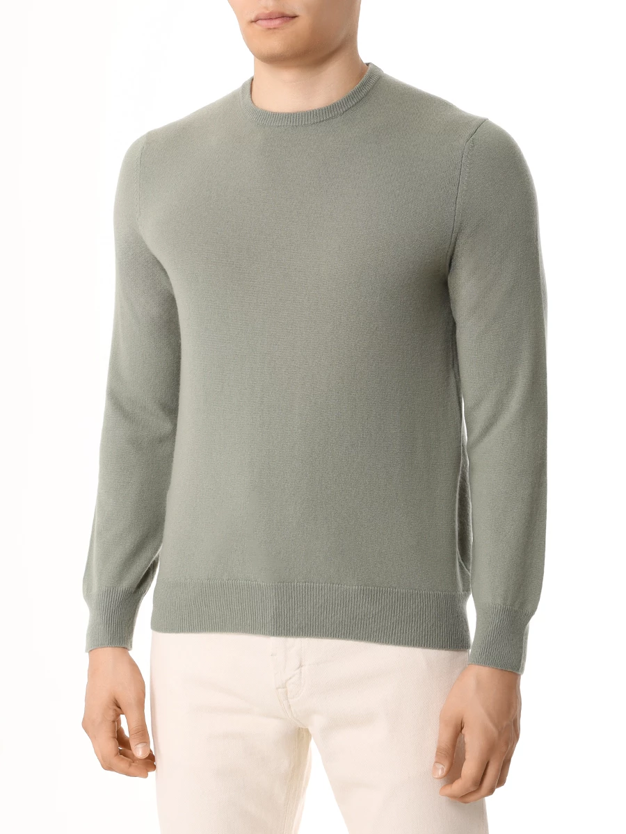 Джемпер кашемировый PIACENZA 8542/CB050 90509 Зеленый  Фото 4