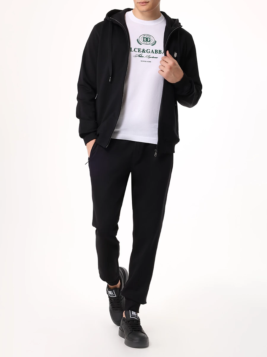 Костюм хлопковый DOLCE & GABBANA G9ABIT/GVXQHT G7F2G N0000 Черный  Фото 2