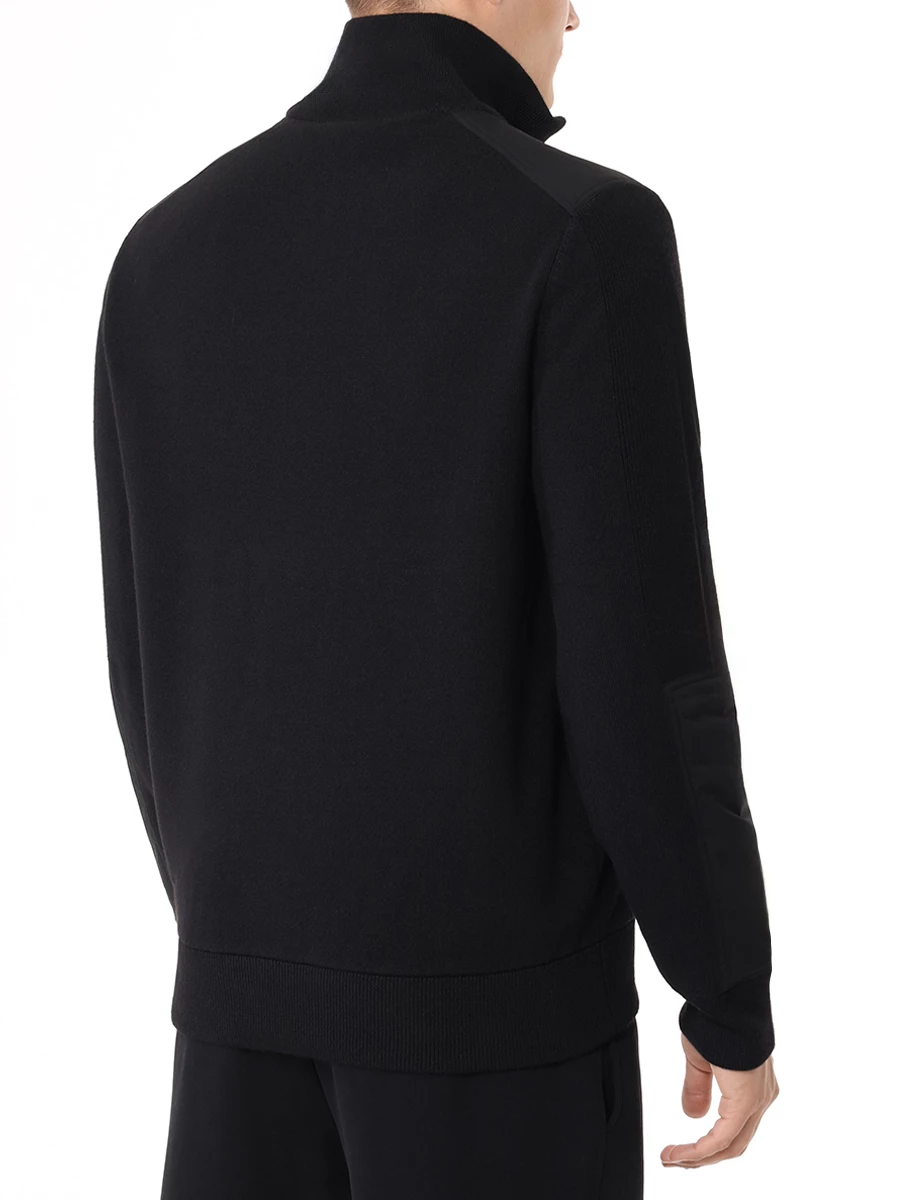 Куртка однотонная BOSS 50519652/001 Черный  Фото 3