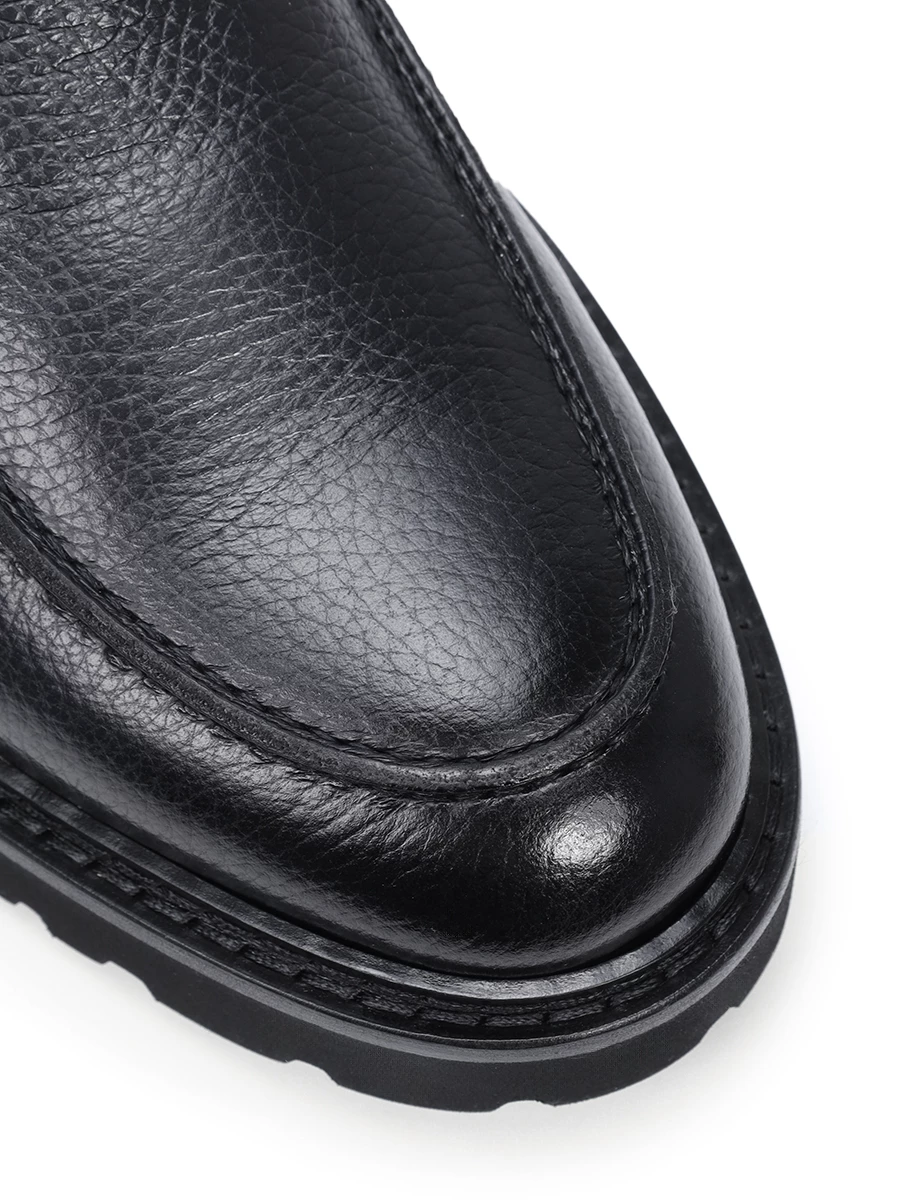 Ботинки кожаные на меху DOUCAL`S DU3332PHILUN019NB15 Синий  Фото 5