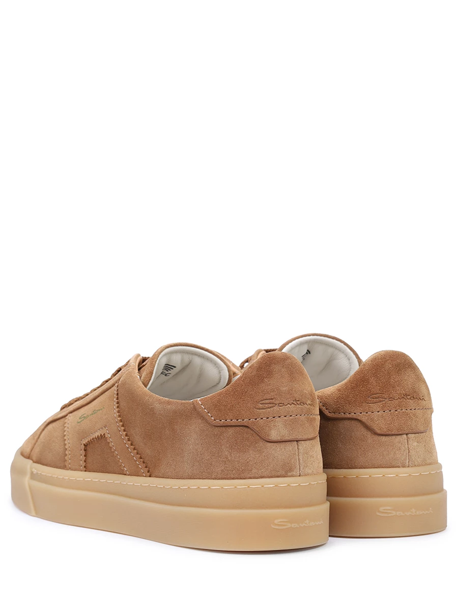 Кеды замшевые SANTONI MBGG21870FARGSEYC50 Светло Коричневый  Фото 4