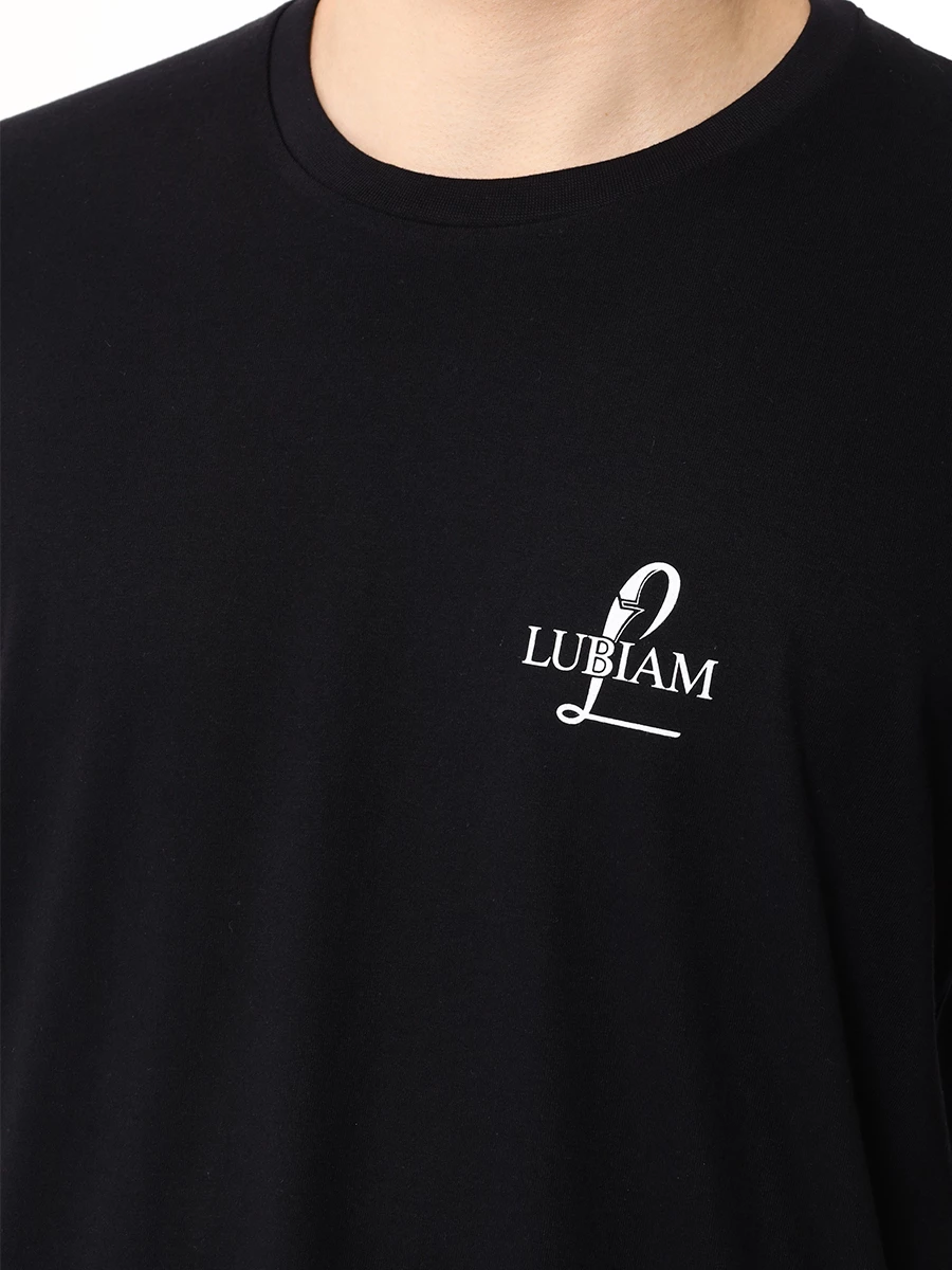 Футболка хлопковая LUBIAM 49548/1/6398 Черный  Фото 5