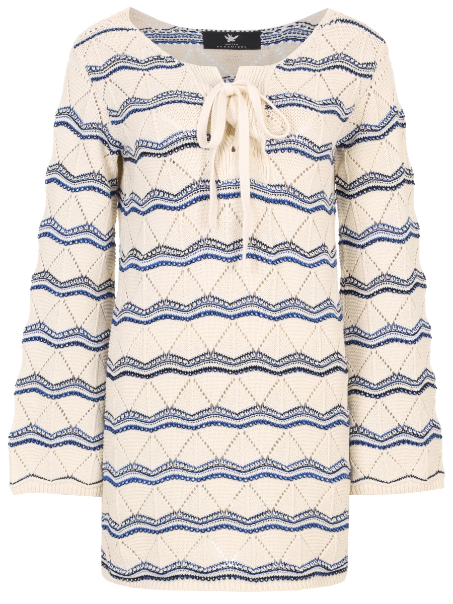 

Платье хлопковое, Белый, BOH-RES24-01-02-K