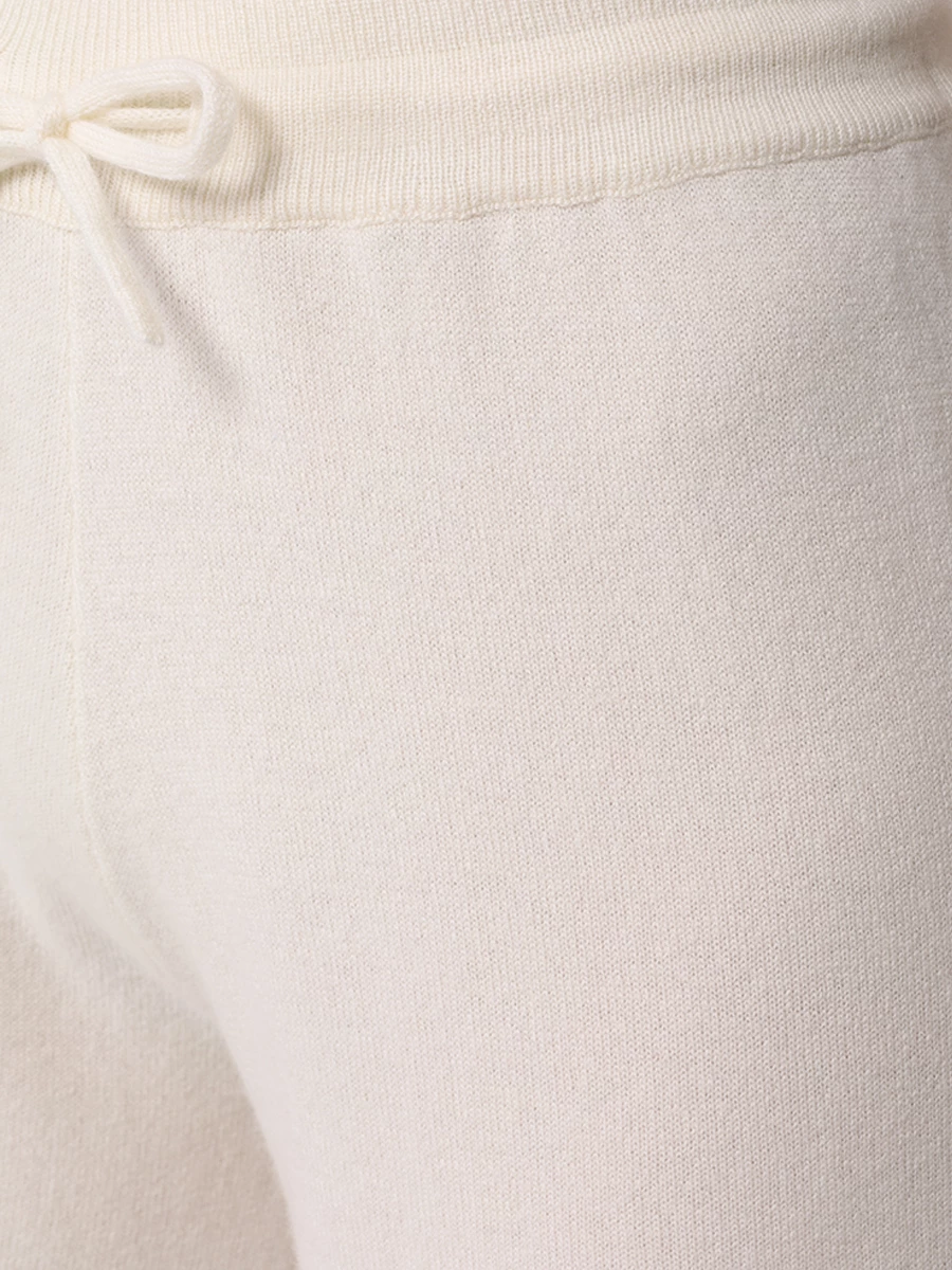 Брюки кашемировые MIR CASHMERE cwa23-087 Молочный Белый  Фото 5