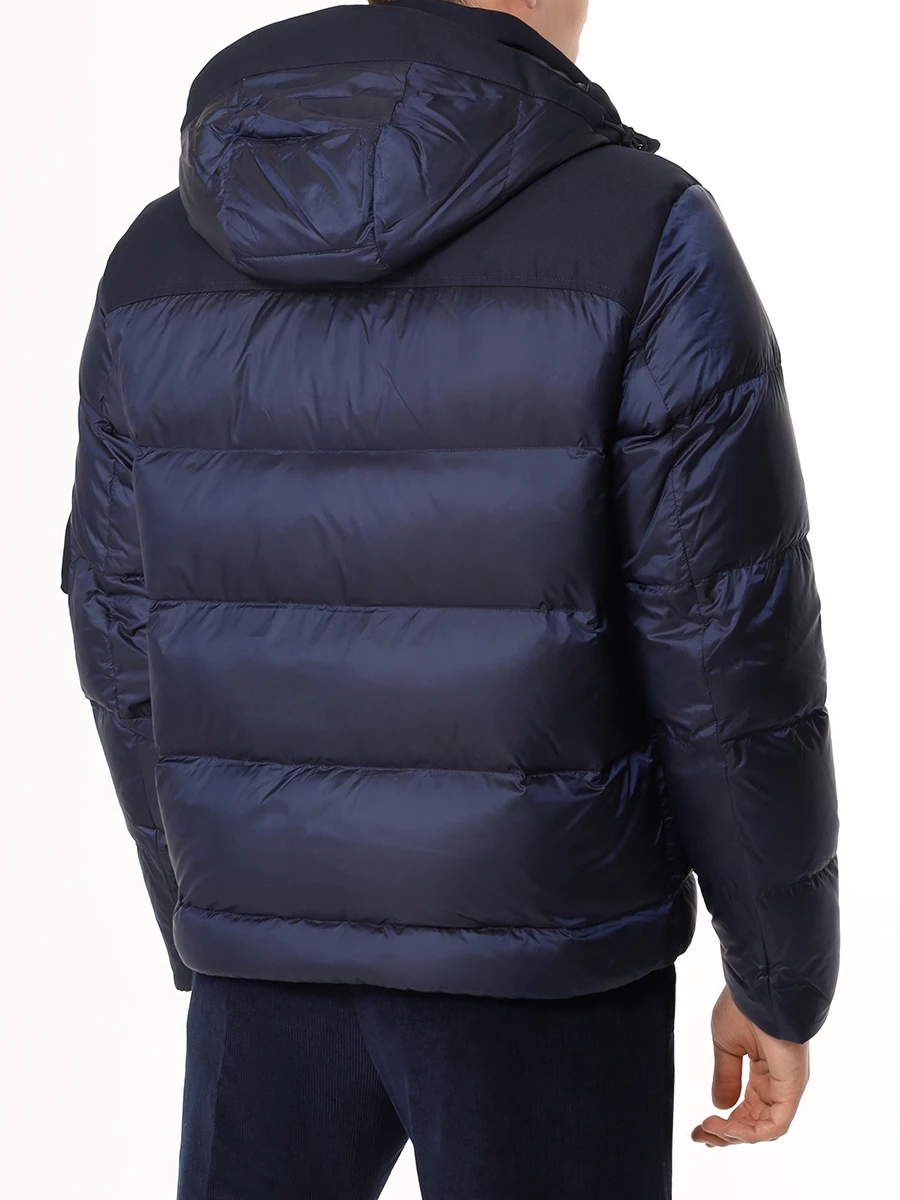 Пуховик стеганый PAUL & SHARK 14312670/050 Синий  Фото 3