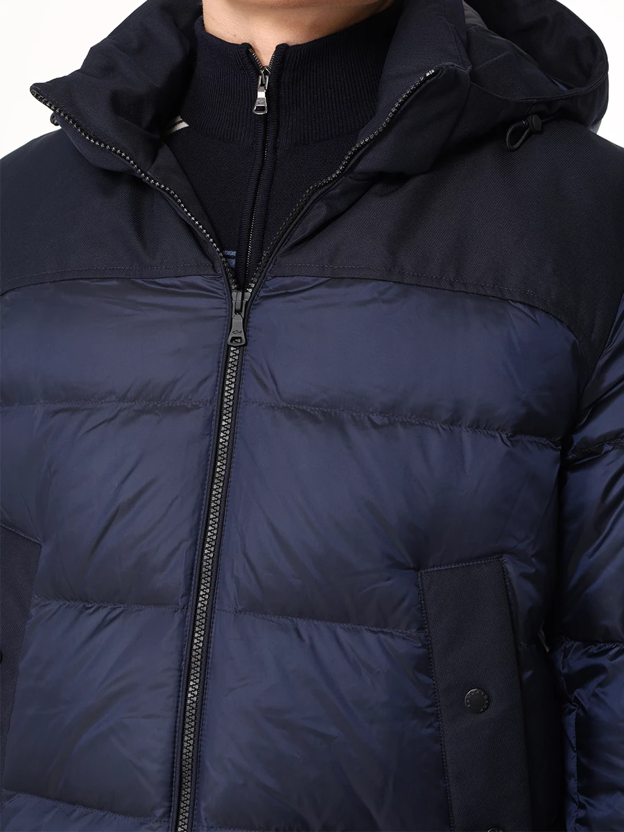 Пуховик стеганый PAUL & SHARK 14312670/050 Синий  Фото 5