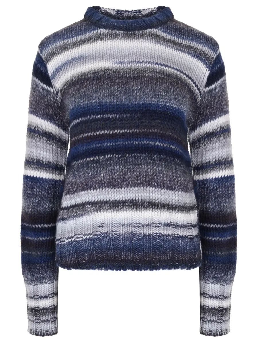 

Свитер вязаный, Голубой, 14351002/886