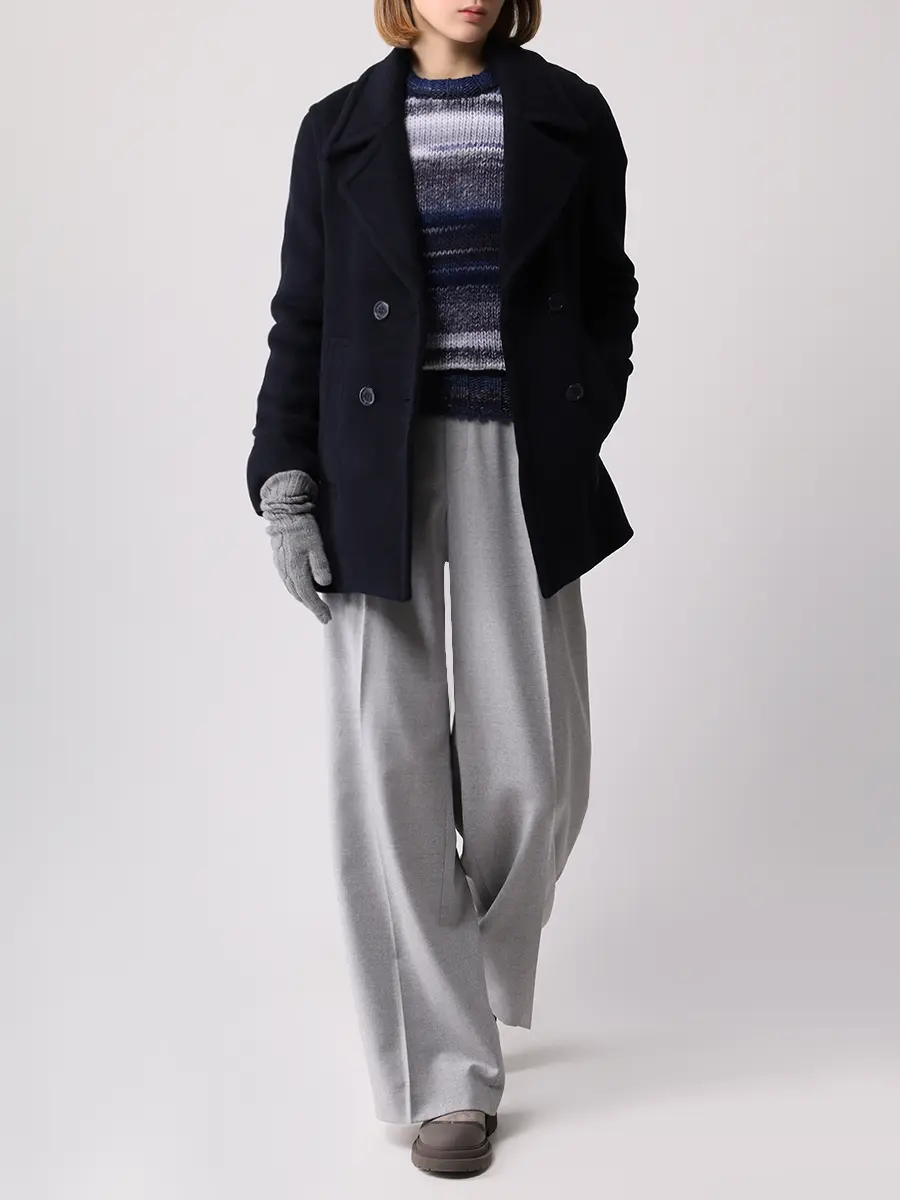 

Свитер вязаный, Голубой, 14351002/886