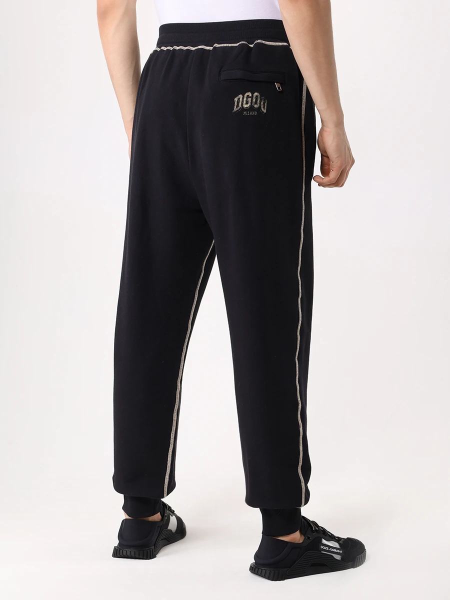 Костюм хлопковый DOLCE & GABBANA G9AJATG7NQC/GV3CXTG7NQD N0000 Черный  Фото 7