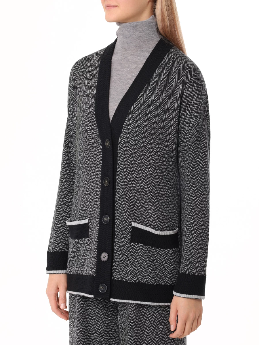 

Кардиган шелковый, Черный, W25.CR069M.6039.900