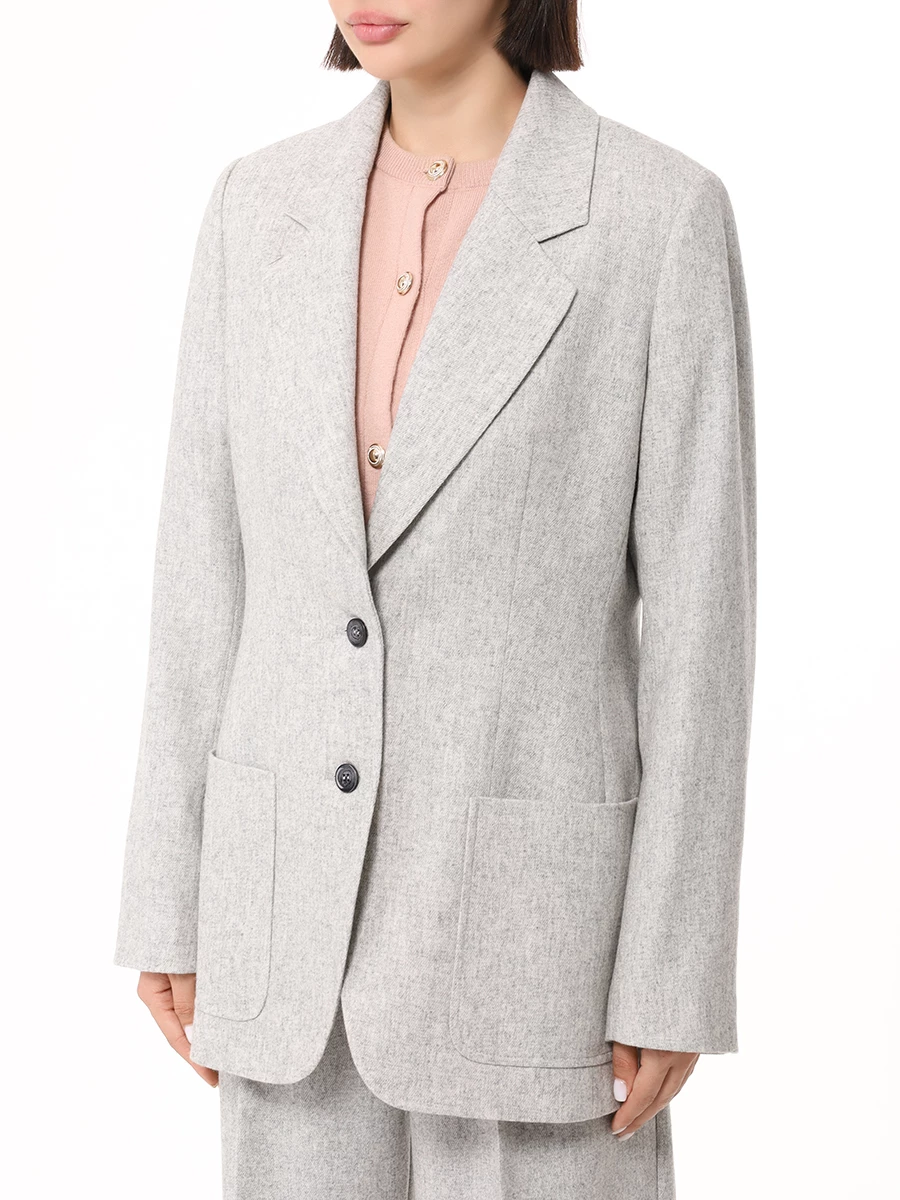 

Пиджак шерстяной, Серый, SJU.47.240.488