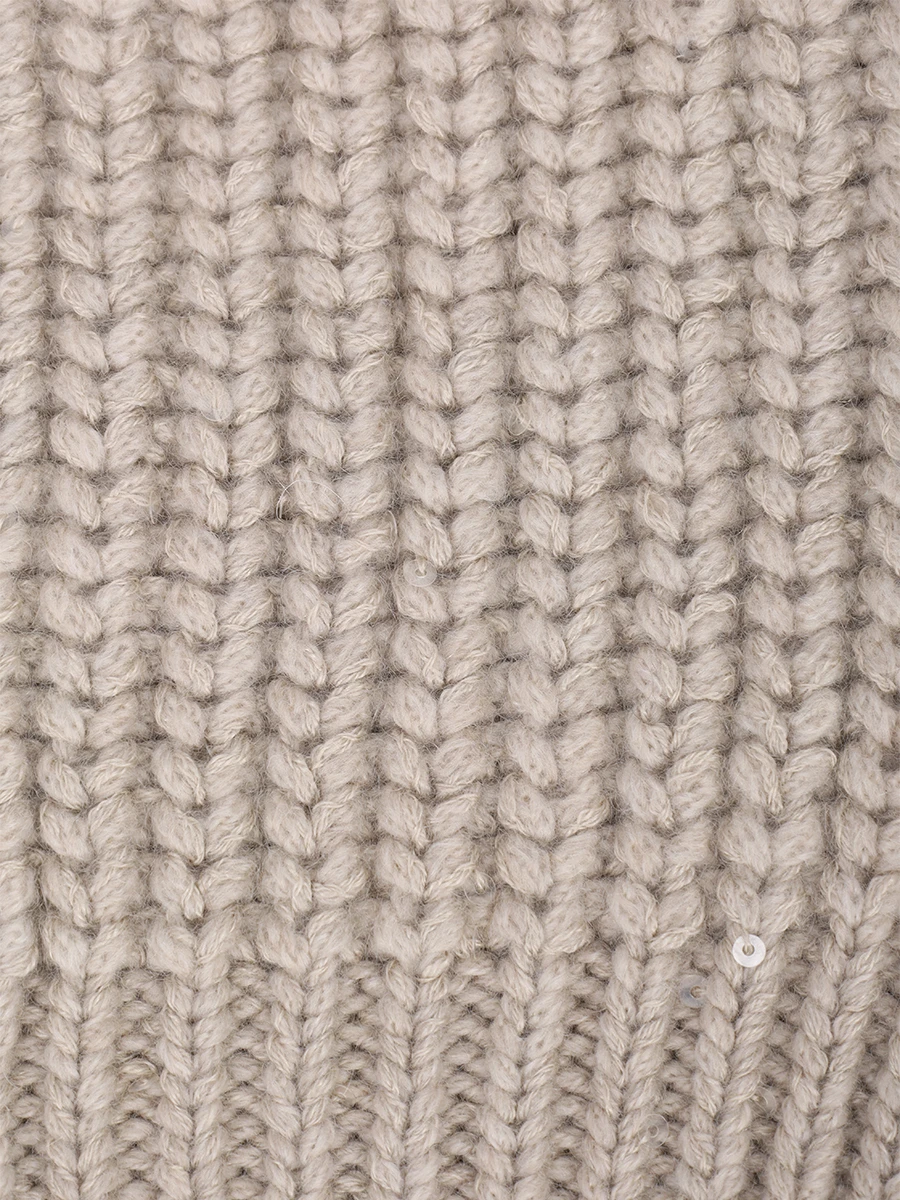 Шапка кашемировая BRUNELLO CUCINELLI M32373999 C9504 Бежевый  Фото 3