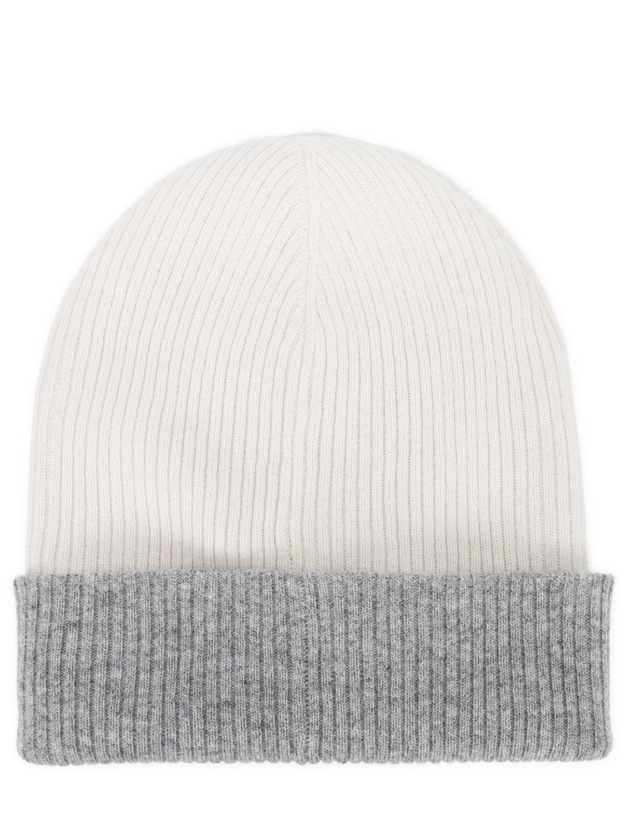 Шапка кашемировая BRUNELLO CUCINELLI M2293600 C132A Белый  Фото 2