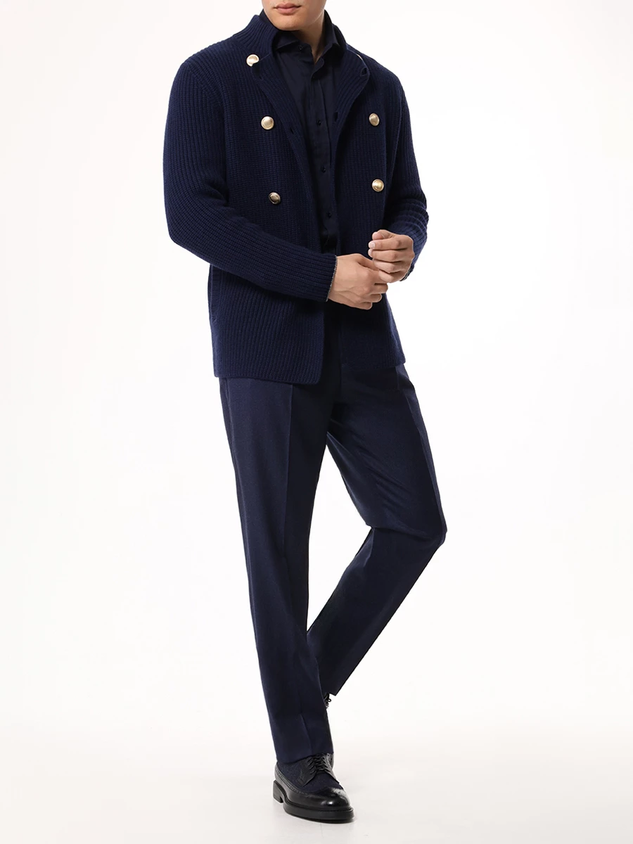 

Рубашка Easy Fit хлопковая, Синий, MY6370627 C019