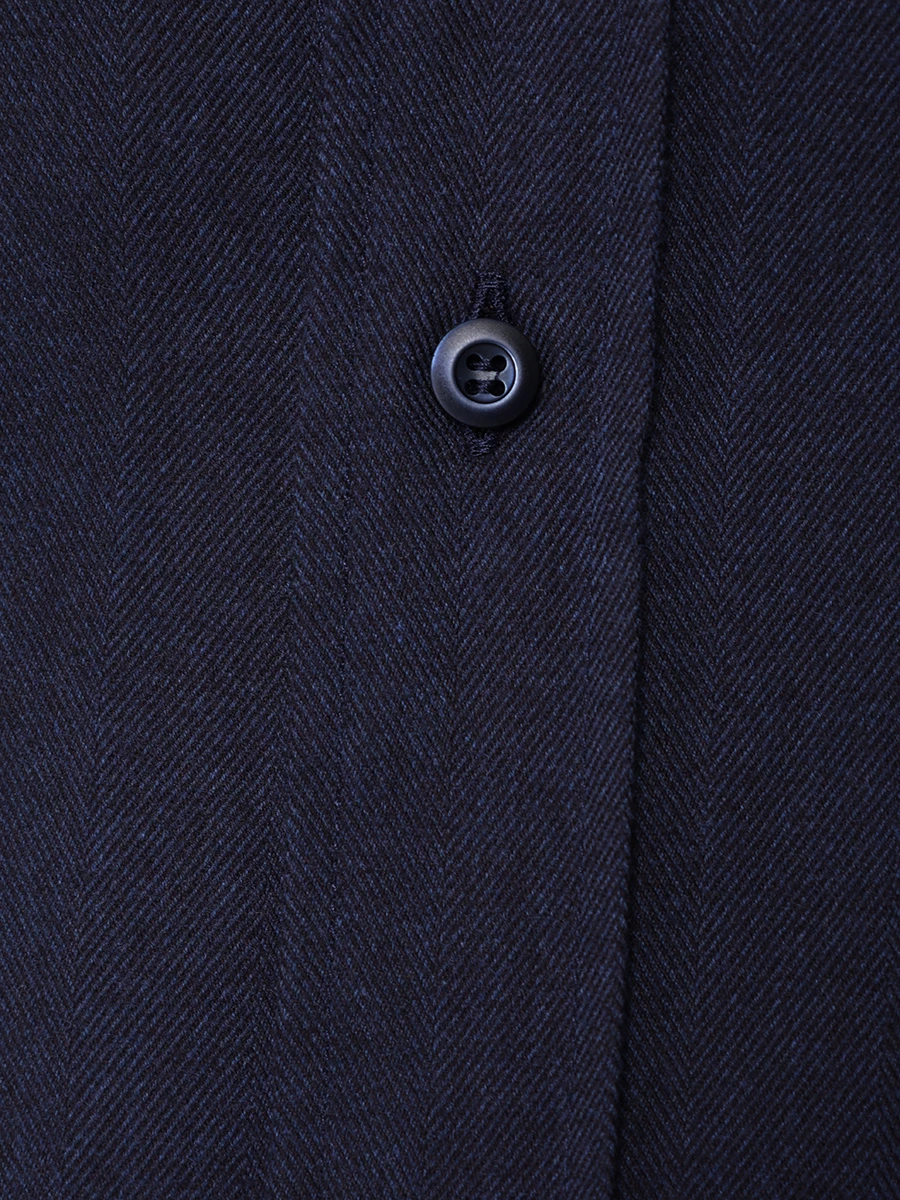 Рубашка Easy Fit хлопковая BRUNELLO CUCINELLI MY6370627 C019 Синий  Фото 6