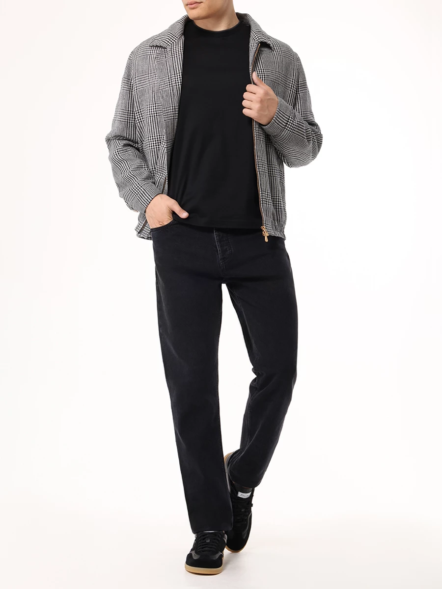 Джинсы Regular Fit хлопковые BRUNELLO CUCINELLI M240PB2343 С9008 Черный  Фото 2