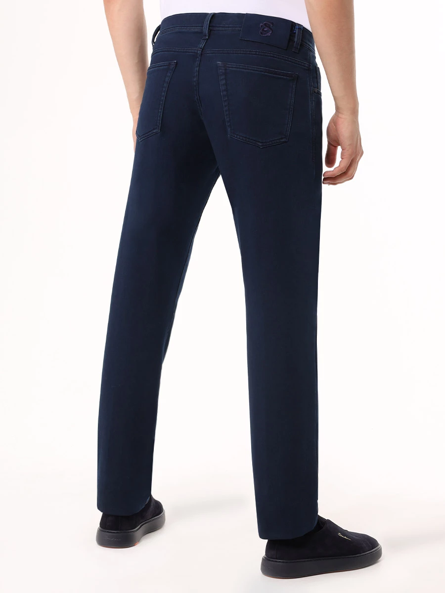 Джинсы Slim Fit SCISSOR SCRIPTOR COSTANTINO T12 W1 Темно Синий  Фото 3
